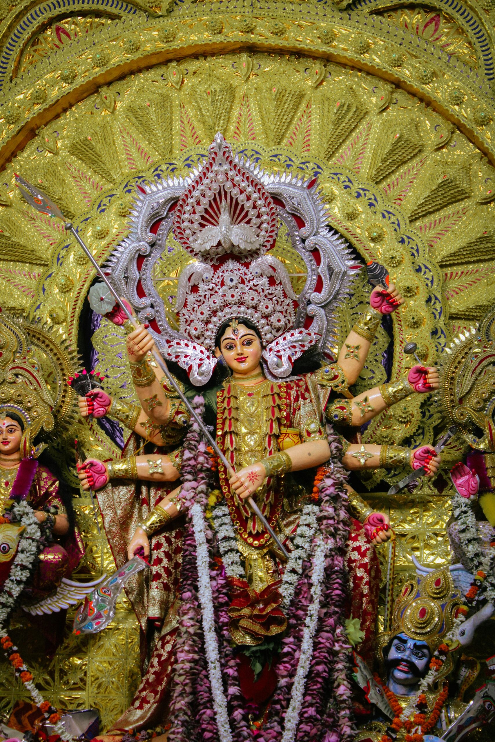 Goddess Figure in Temple